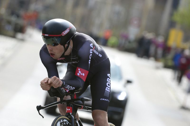 Phil Bauhaus (Bora-Argon 18) was second in the morning stage and 59th in the afternoon time trial