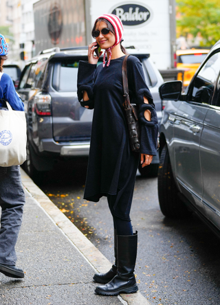 Bella Hadid is seen on October 24, 2022 in New York City