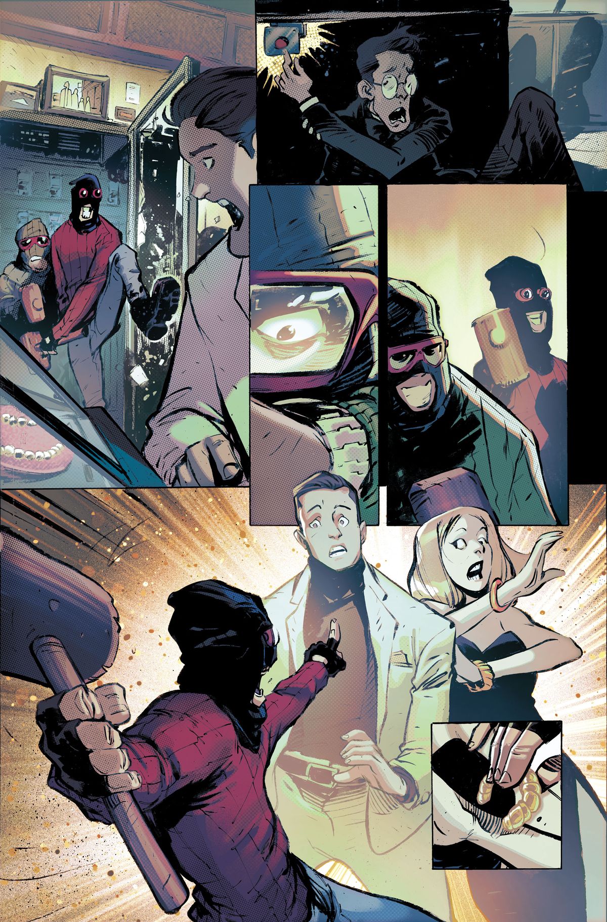 Unlettered pages from Plastic Man No More! #1