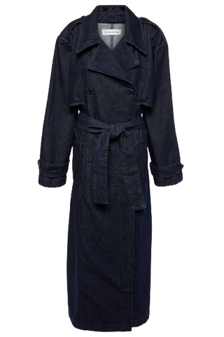 The Frankie Shop Nikola Denim Trench Coat (Was $490) 