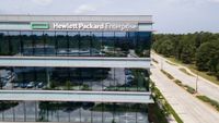 Hewlett Packard Enterprise (HPE) headquarters pictured in Spring, Texas, US, on Monday, May 29, 2023