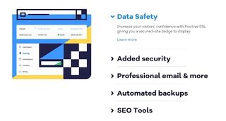 HostGator's webpage discussing security features
