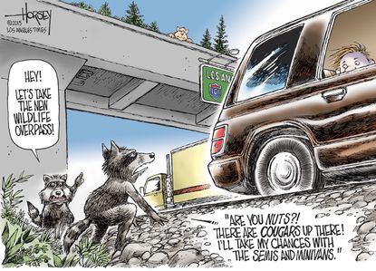 Editorial cartoon U.S. Wildlife