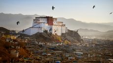 Stock image of Shigatse in Tibet prior to the earthquake on Jan. 7.