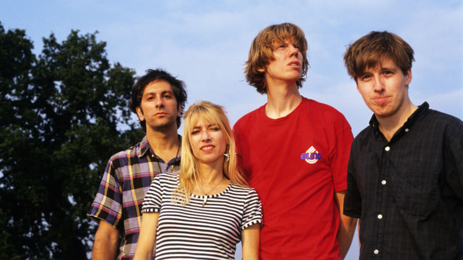 Sonic Youth, Thurston Moore, Kim Gordon, Lee Ranaldo, Steve Shelley, Pukkelpop Festival, Hasselt, Belgium, 25/08/1991