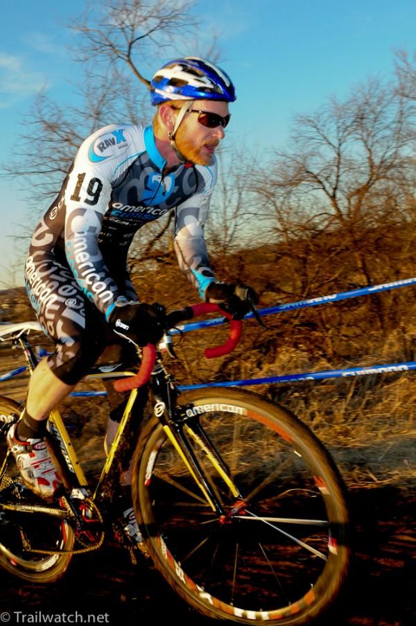 Robert Marion (American Classic) riding a steep climb