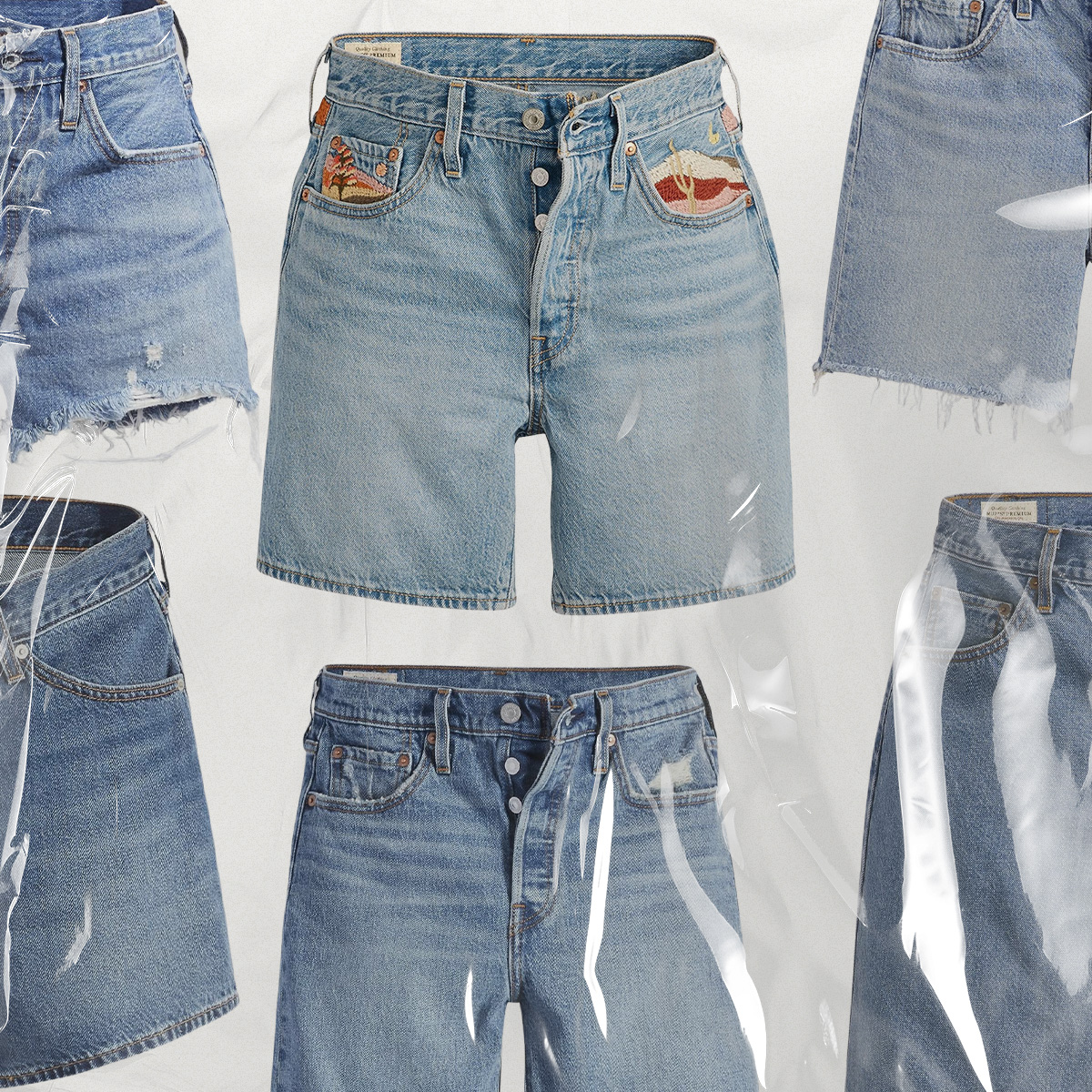 Levi's denim shorts