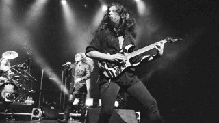 Dream Theater performing onstage in 1993