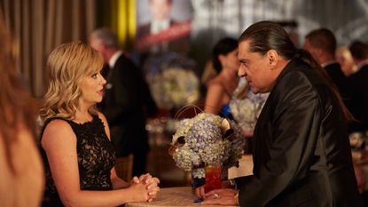 Amy Poehler and Jonathan Joss in "Parks and Recreation"