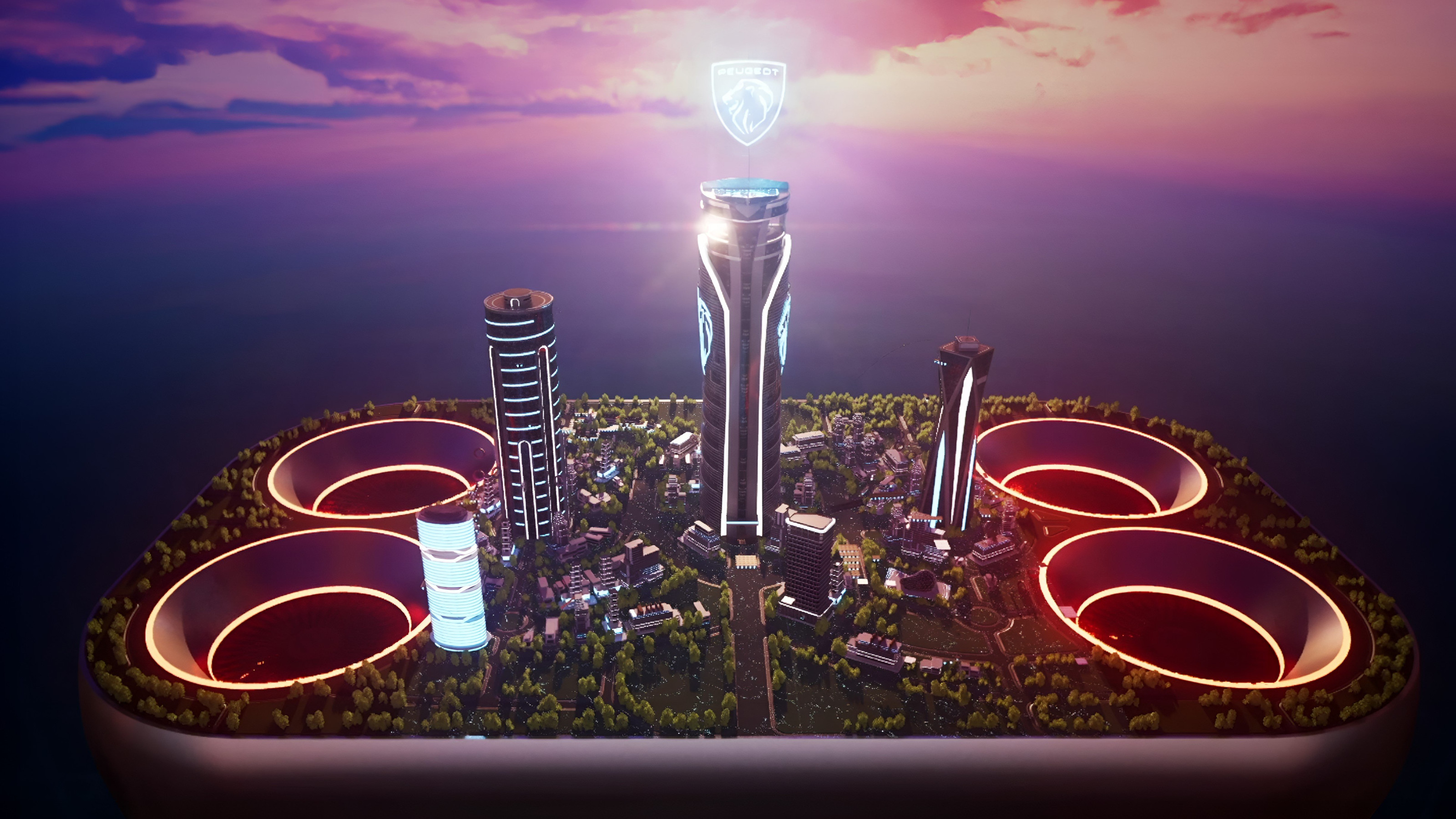 Polygon City Island is shaped like Peugeot&#039;s Hypersquare steering device