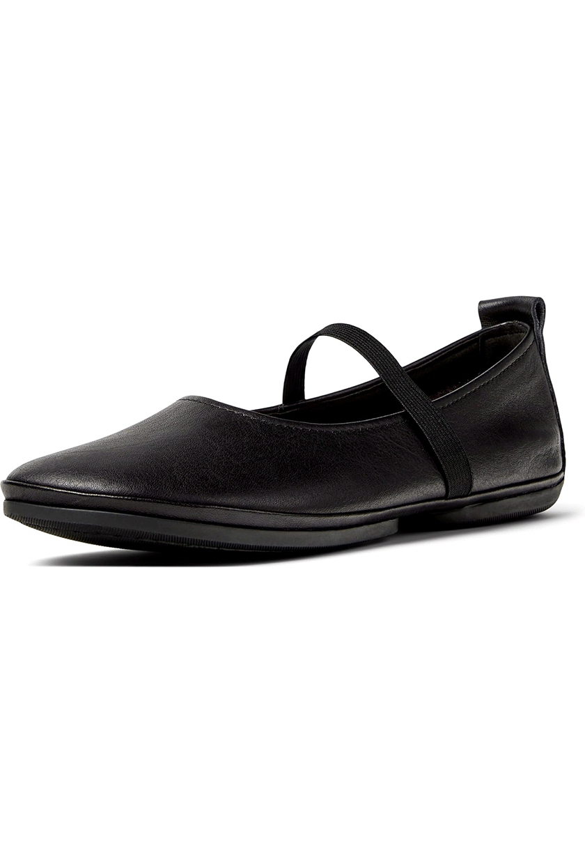 Camper Right Leather Ballerina Flats.