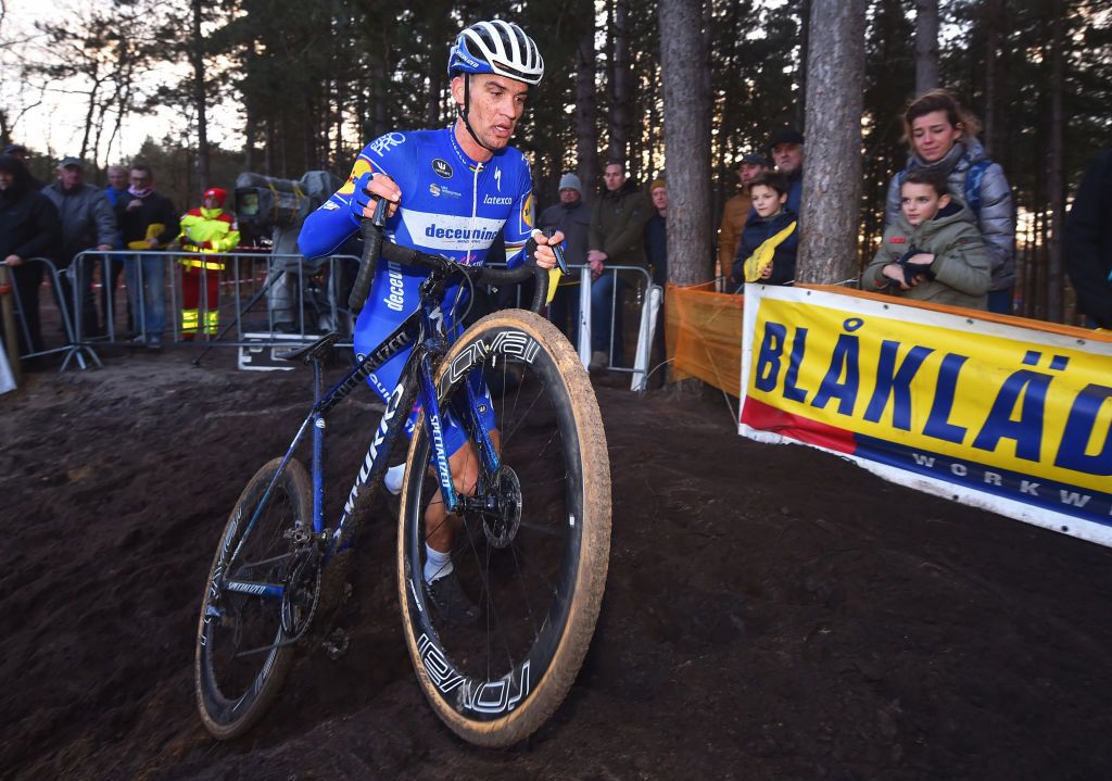 ZONHOVEN BELGIUM DECEMBER 08 Zdenek Stybar of the Czech Republic and Deceuninck Quick Step during the 24th Superprestige Zonhoven 2019 superprestige zonhoven TelenetSuperprestige on December 08 2019 in Zonhoven Belgium Photo by Luc ClaessenGetty Images