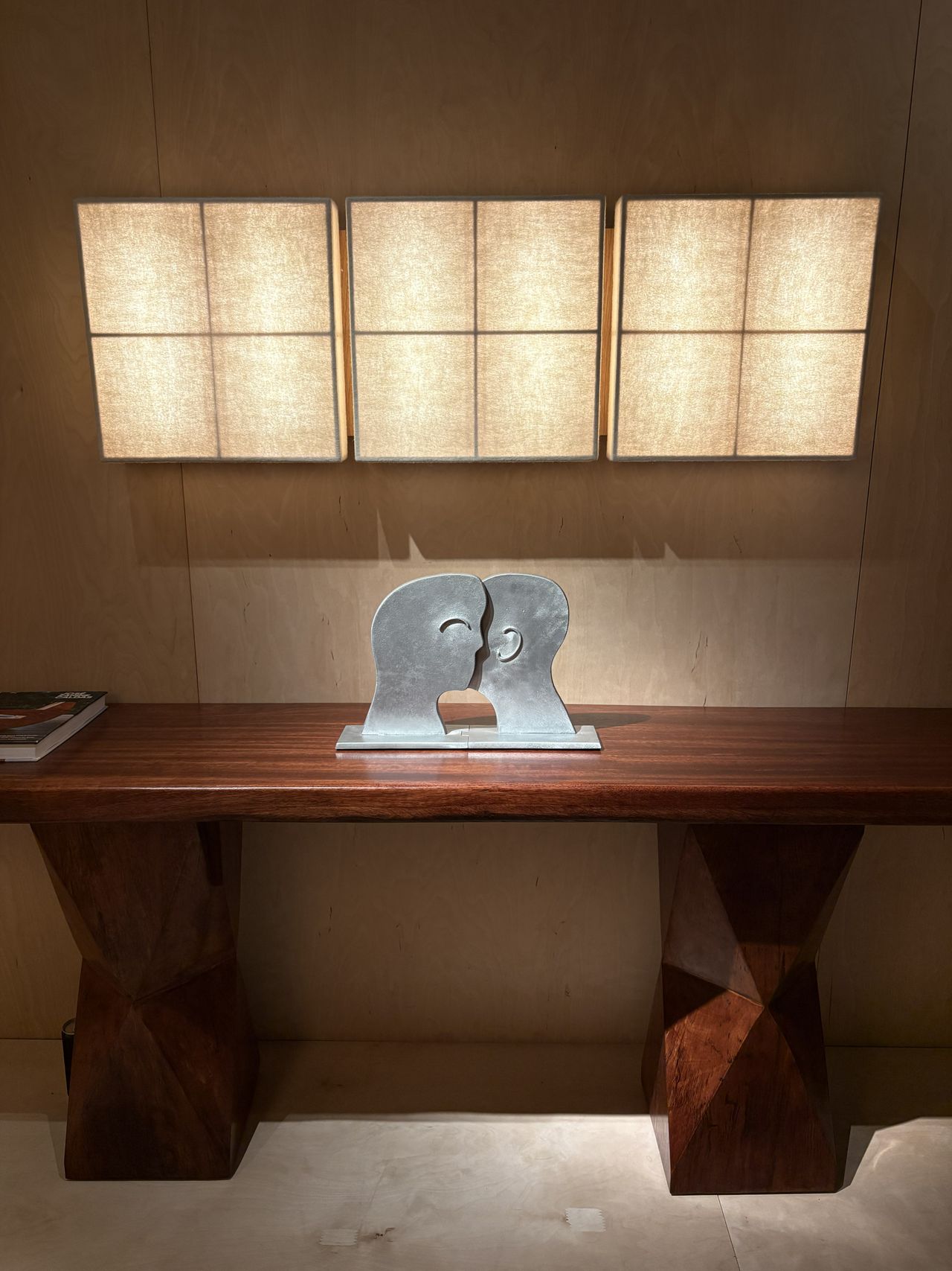 Installation view of a series of experimental furniture pieces showcased in galleries and hotel bedrooms in an elevated setup.