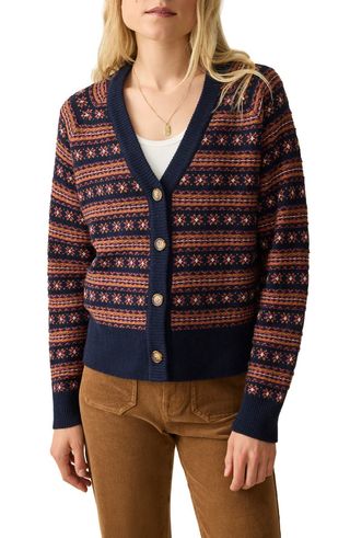 Highland Fair Isle Wool Blend Cardigan