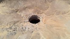 The Well of Barhout, also known as the 'Well of Hell', in the al-Mahra province in Yemen on June 6, 2021.