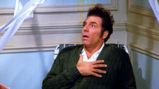 Kramer has serenity now in Seinfeld