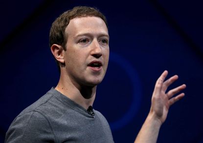 Mark Zuckerberg at Facebook's F8 Developer Conference