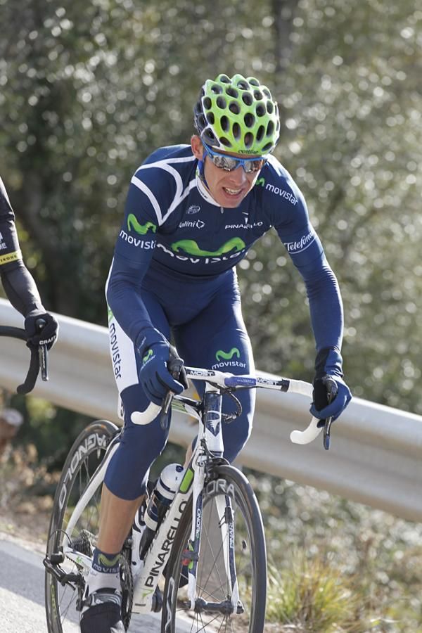 Rui Costa (Movistar) lit things up on the climb