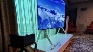LG M3 wireless OLED TV at CES 2023