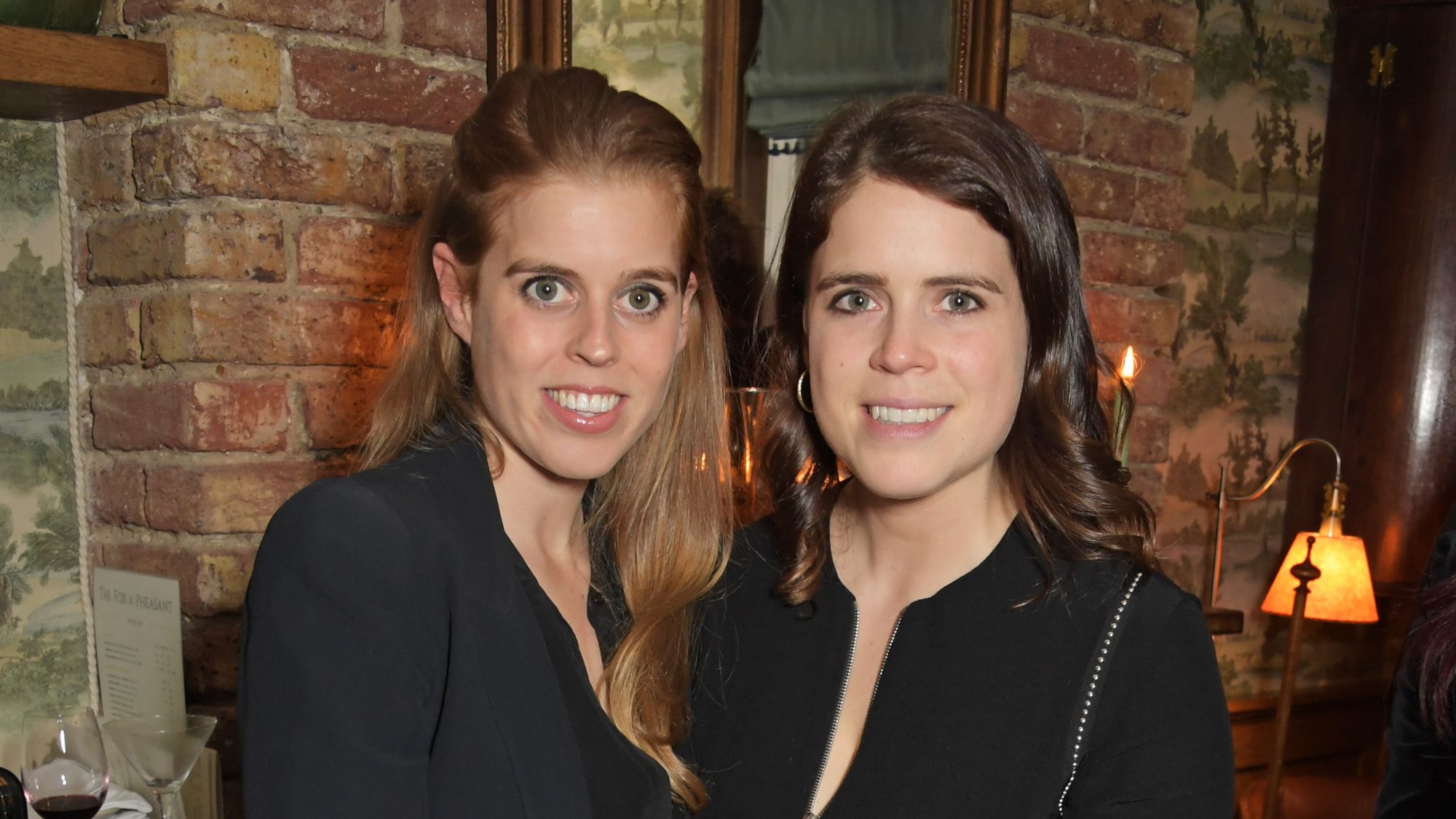 Princesses Beatrice and Eugenie attend the Sofia Blunt dinner in aid of Blue Marine foundation