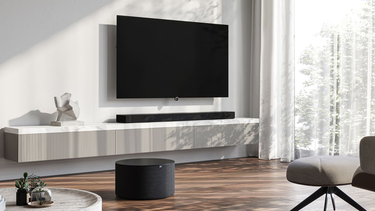 Loewe bild i TV in living room