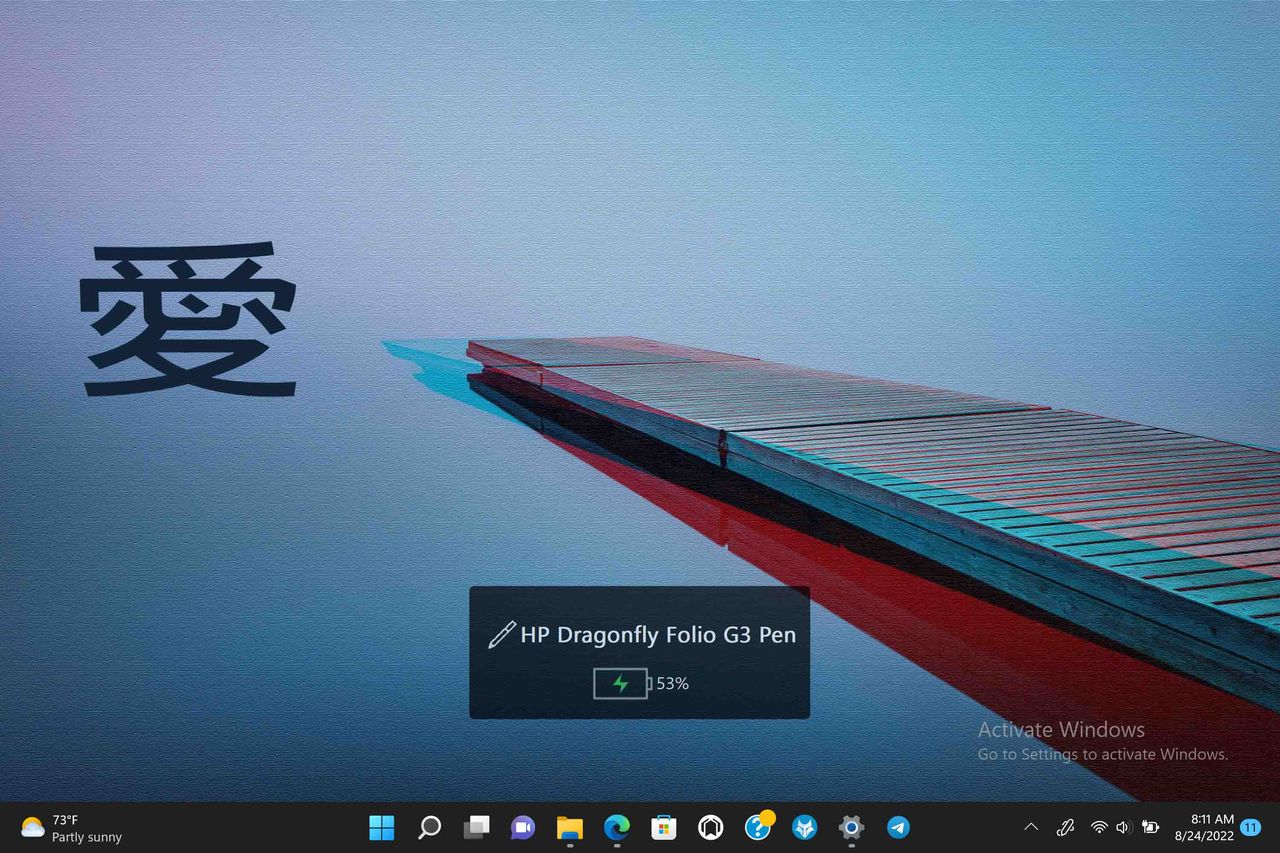 HP Dragonfly Folio G3 Pen