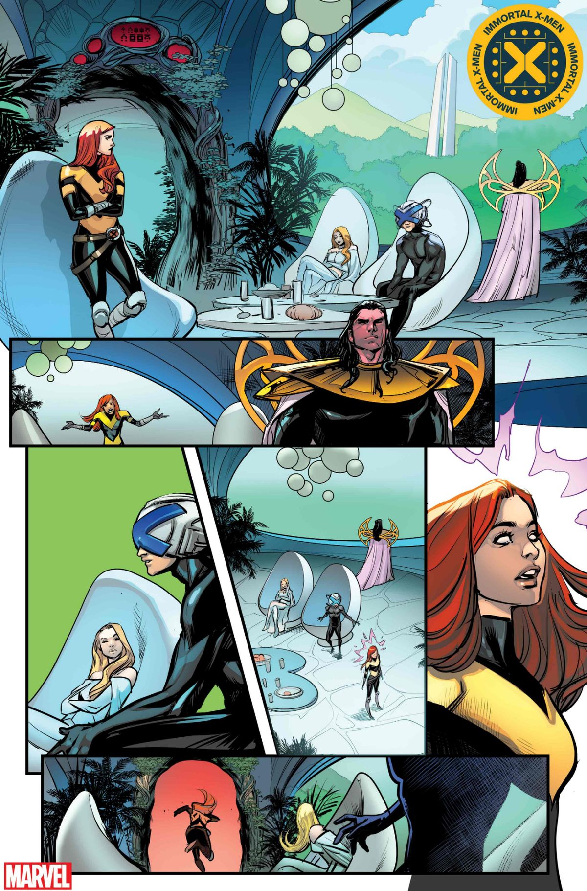 Immortal X-Men #12 interior pages
