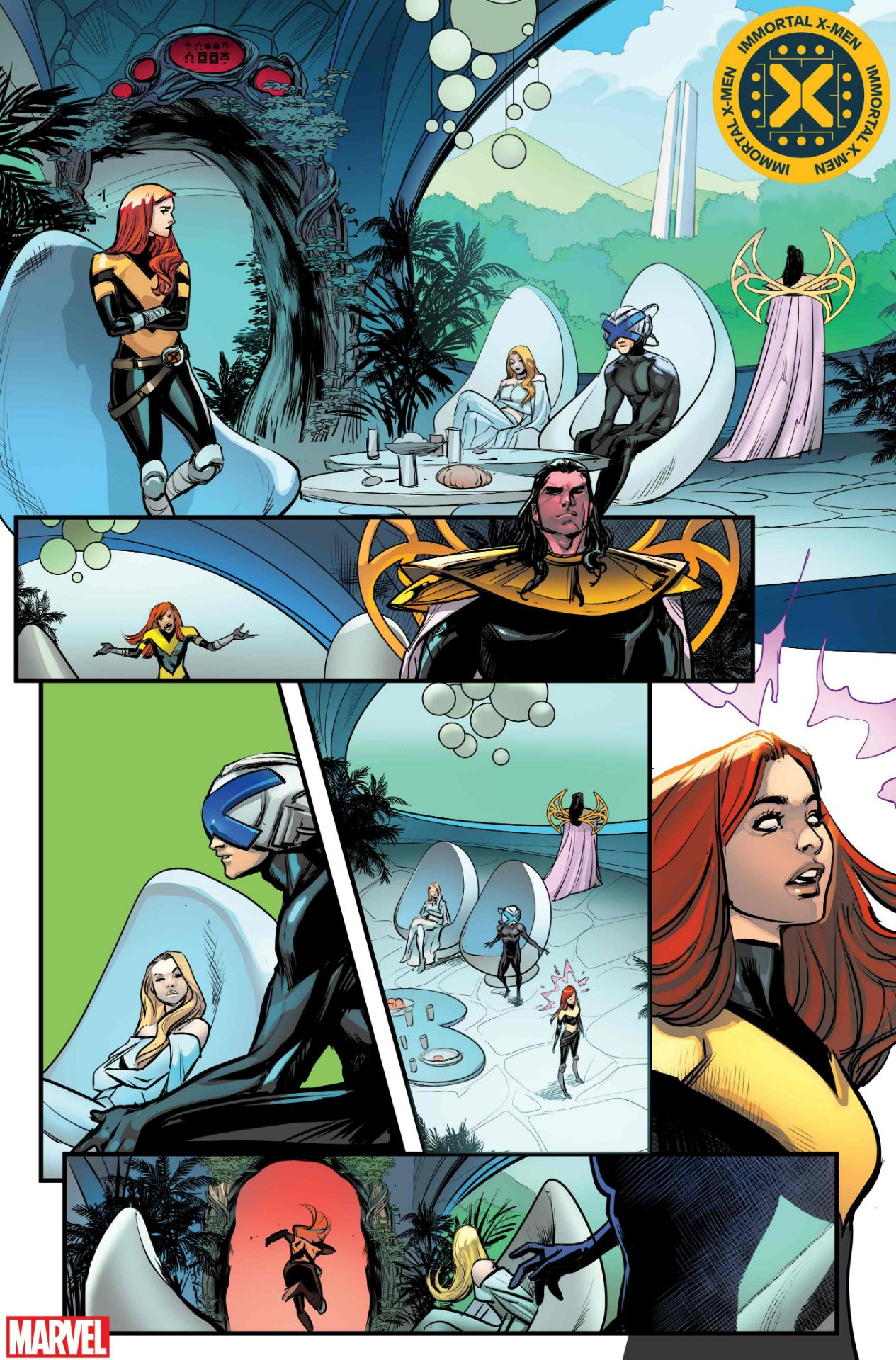 Immortal X-Men #12 interior pages