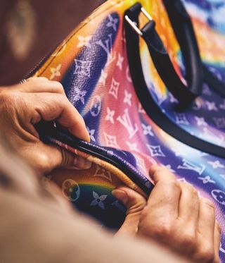 Multi coloured Louis Vuitton bag