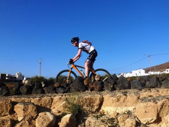 A rider on the final day
