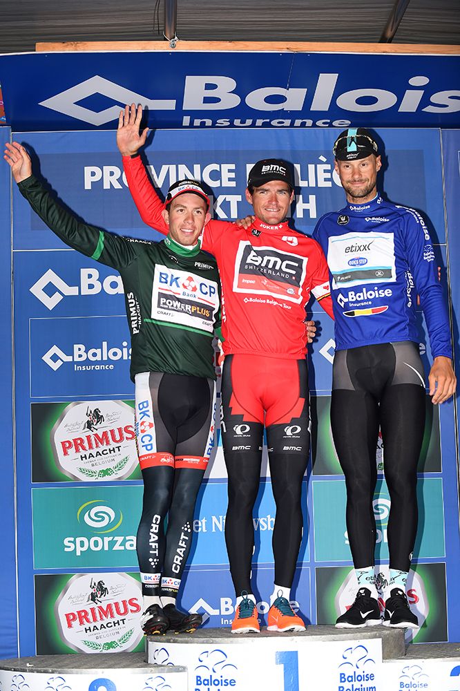 The jersey winners from the race