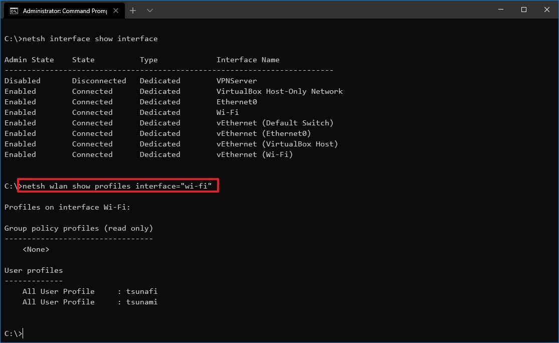 Netsh wlan show. Netsh WLAN show profiles. Netsh.