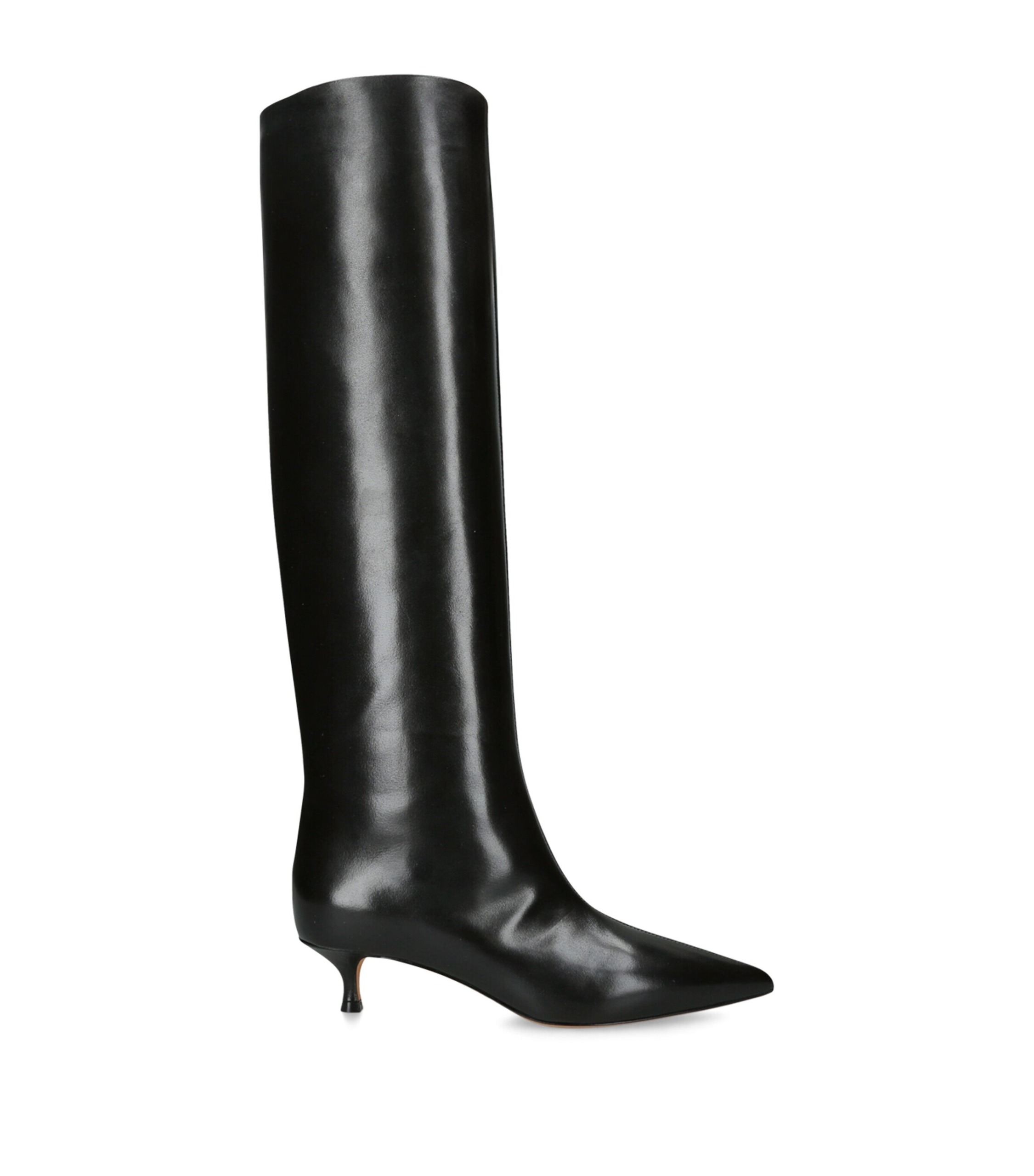 Le Monde Beryl Leather Babouche Knee-High Boots 35