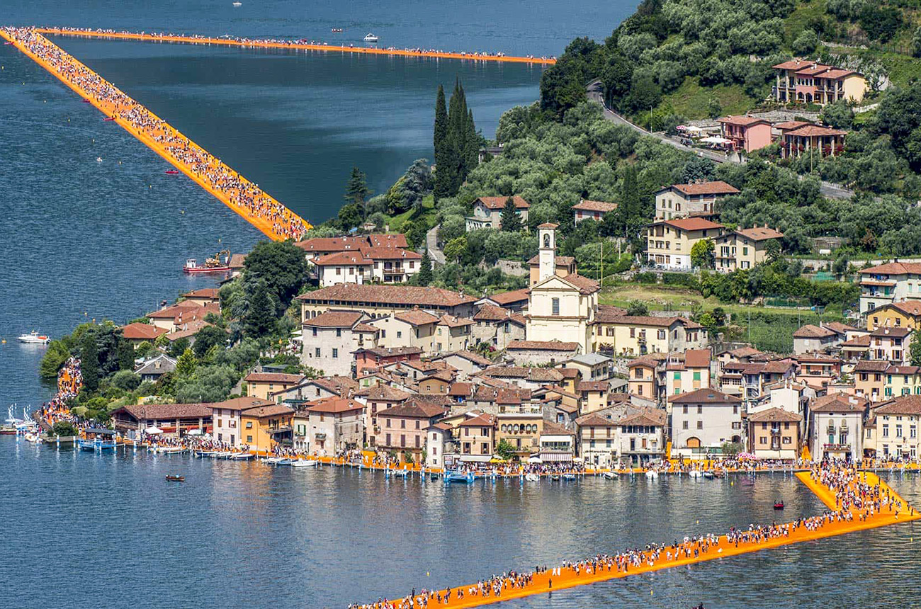 The Floating Piers, Franciacorta
