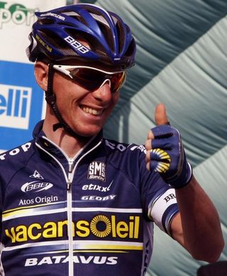 Thumbs up for Riccardo Riccò (Vacansoleil)