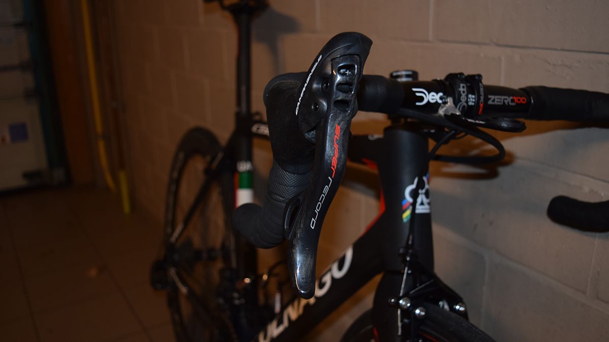Campagnolo's latest 12-speed groupset go for subtle model decals on the components