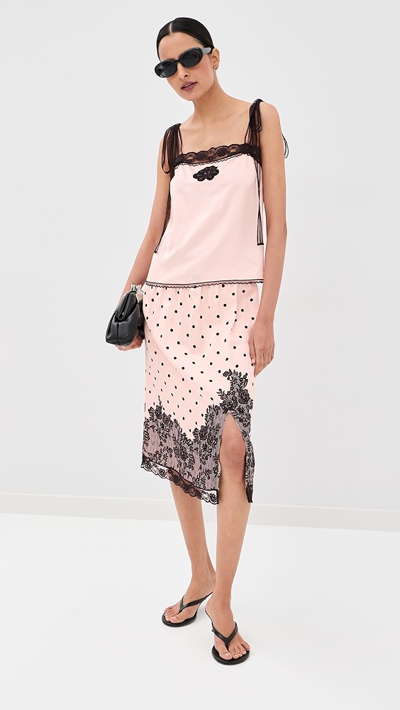 Marc Jacobs Trompe L'oeil Dots Skirt