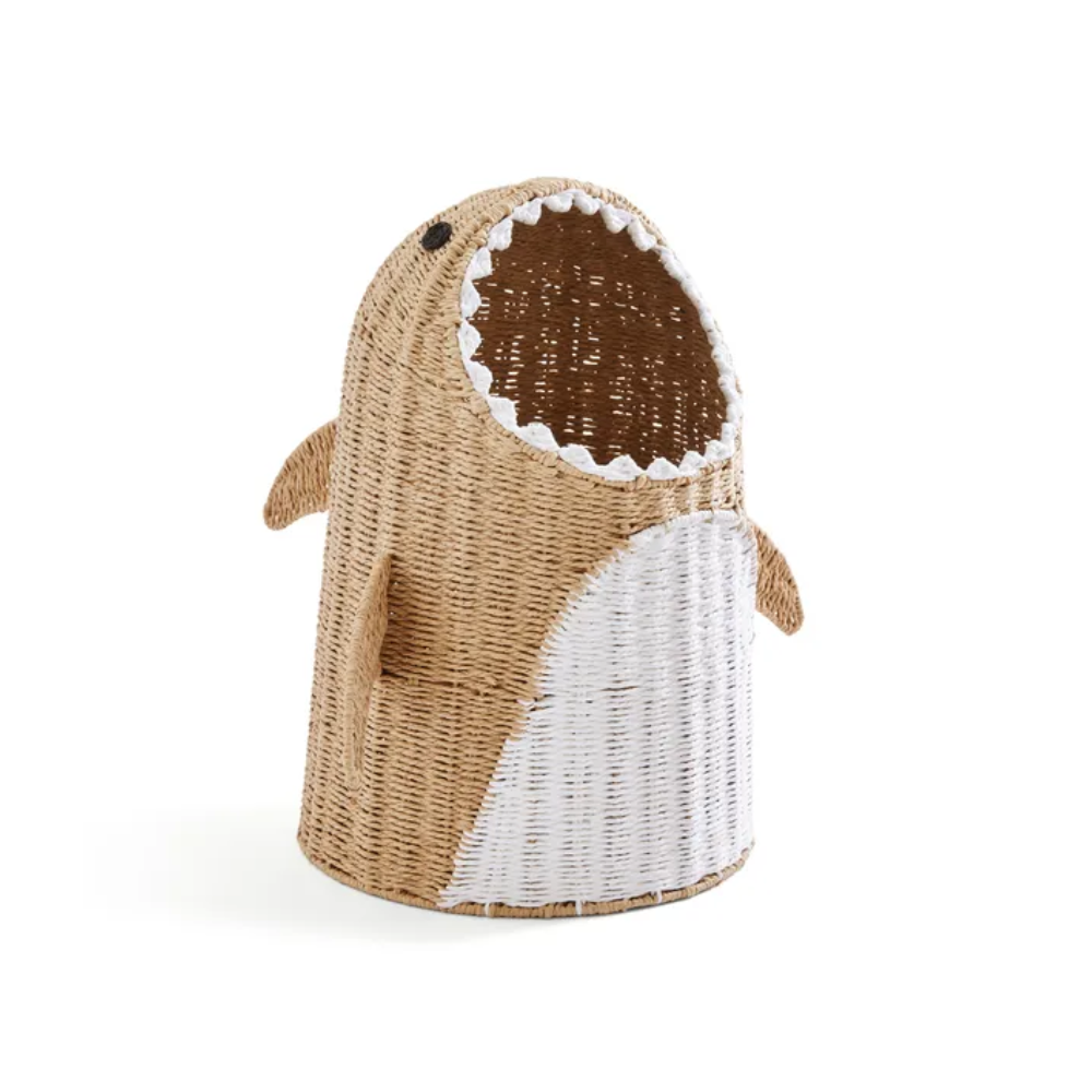Shark woven basket