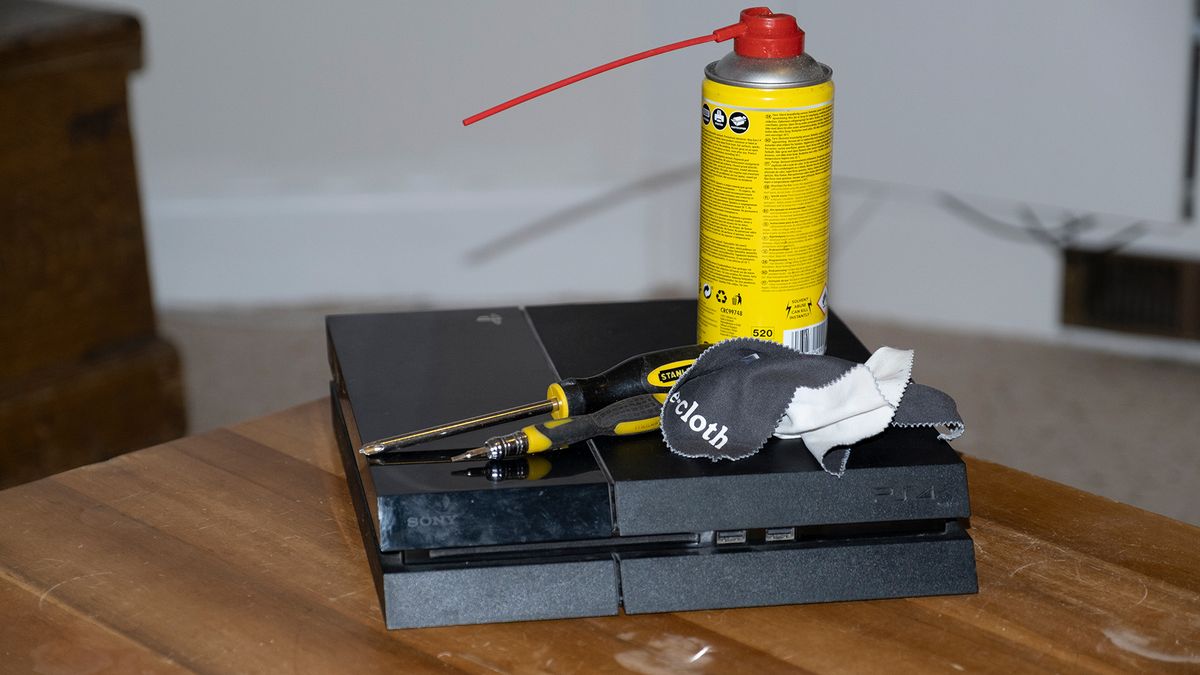 How to clean a PS4 without breaking it Tom's Guide