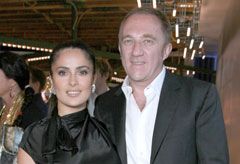 Marie Claire Celebrity News: Salma Hayek and Francois-Henri