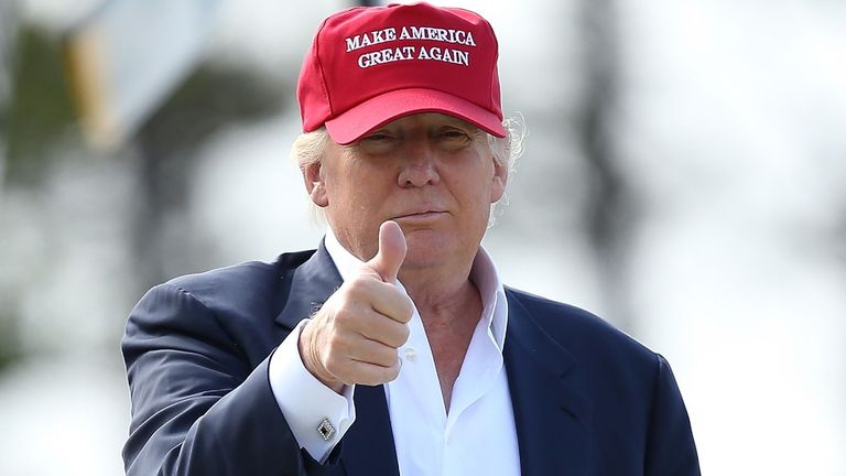 Donald Trump Thumbs Up