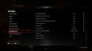 Gears 5 Accessibility Features