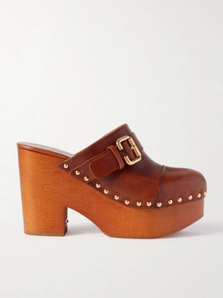 Jeanette Studded Platform Clogs