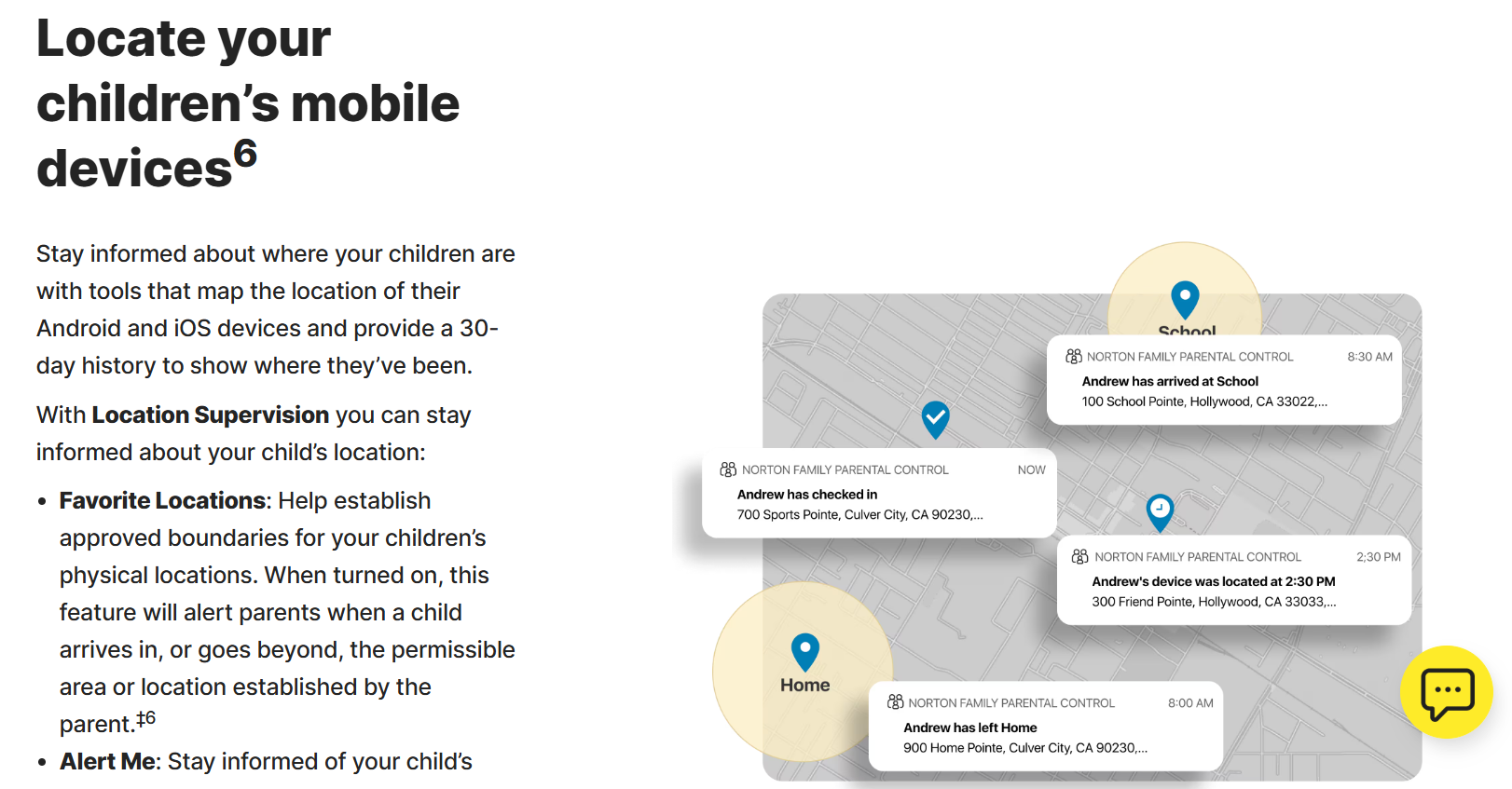 Norton Family parental control app review
