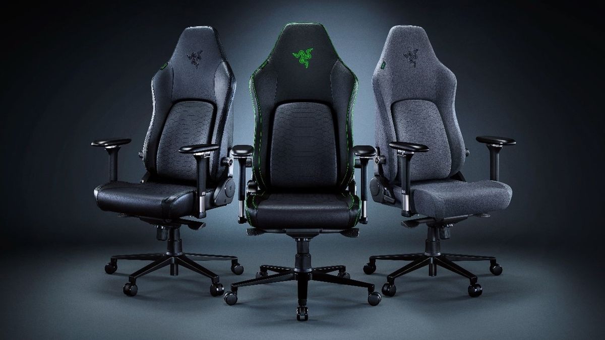 Razer Iskur V2 in Black, Green and Fabric