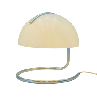 Lotus Atelier Bauhaus Lamp | Retro Mushroom Lamp for Room Aesthetic Modern Lighting for Bedroom | Mid Century Modern Lamp | Cool Retro Living Room Decor & Bedroom Decor | Bed Side Lamp