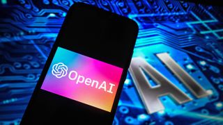 OpenAI logo on an Android phone.