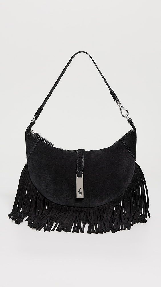 Polo Ralph Lauren Suede Fringe Shoulder Bag