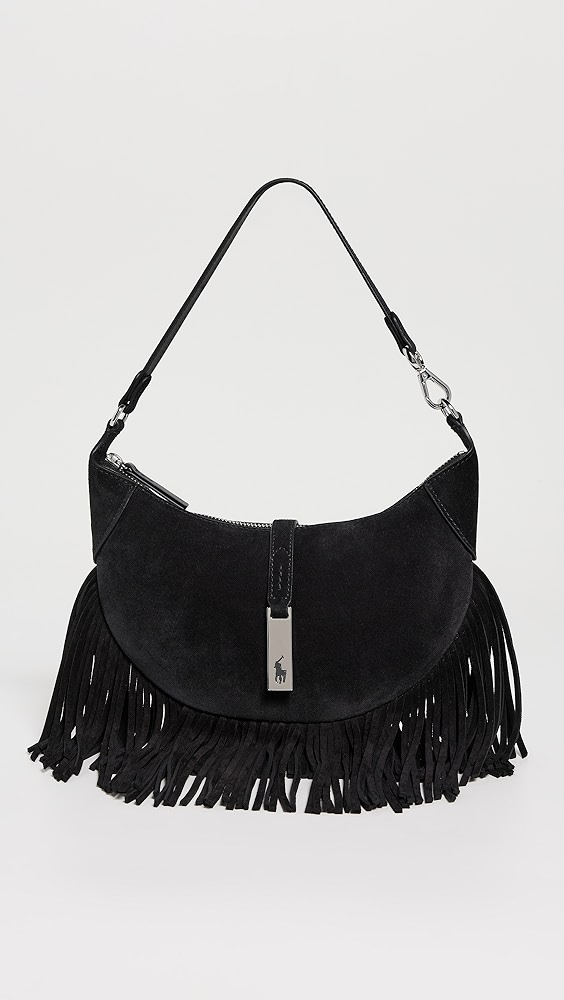 Polo Ralph Lauren Suede Fringe Shoulder Bag