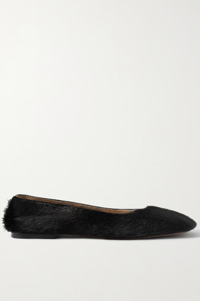 The Row , Calf Hair Ballet Flats